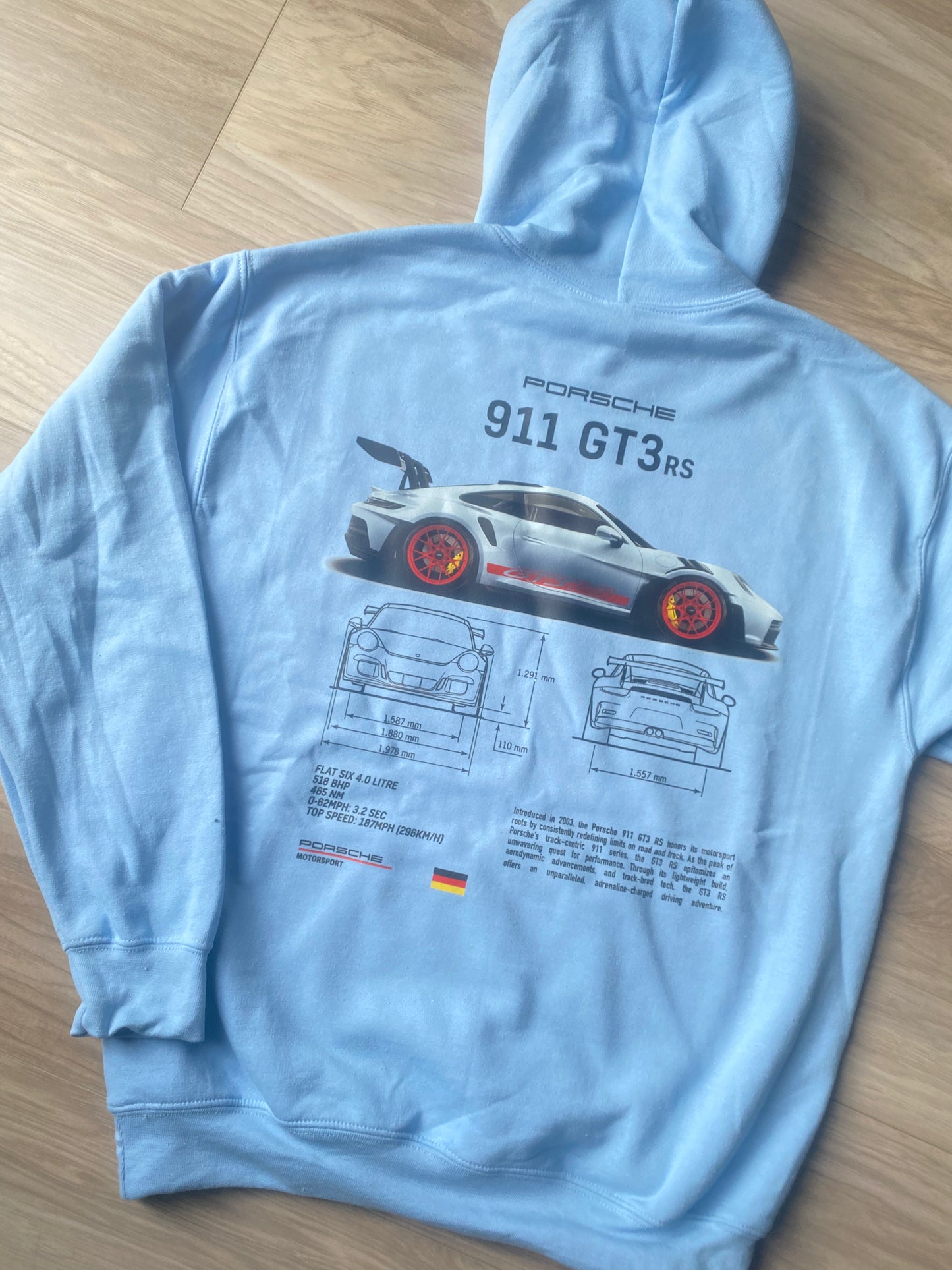 Porsche 911 GT3rs hoodie
