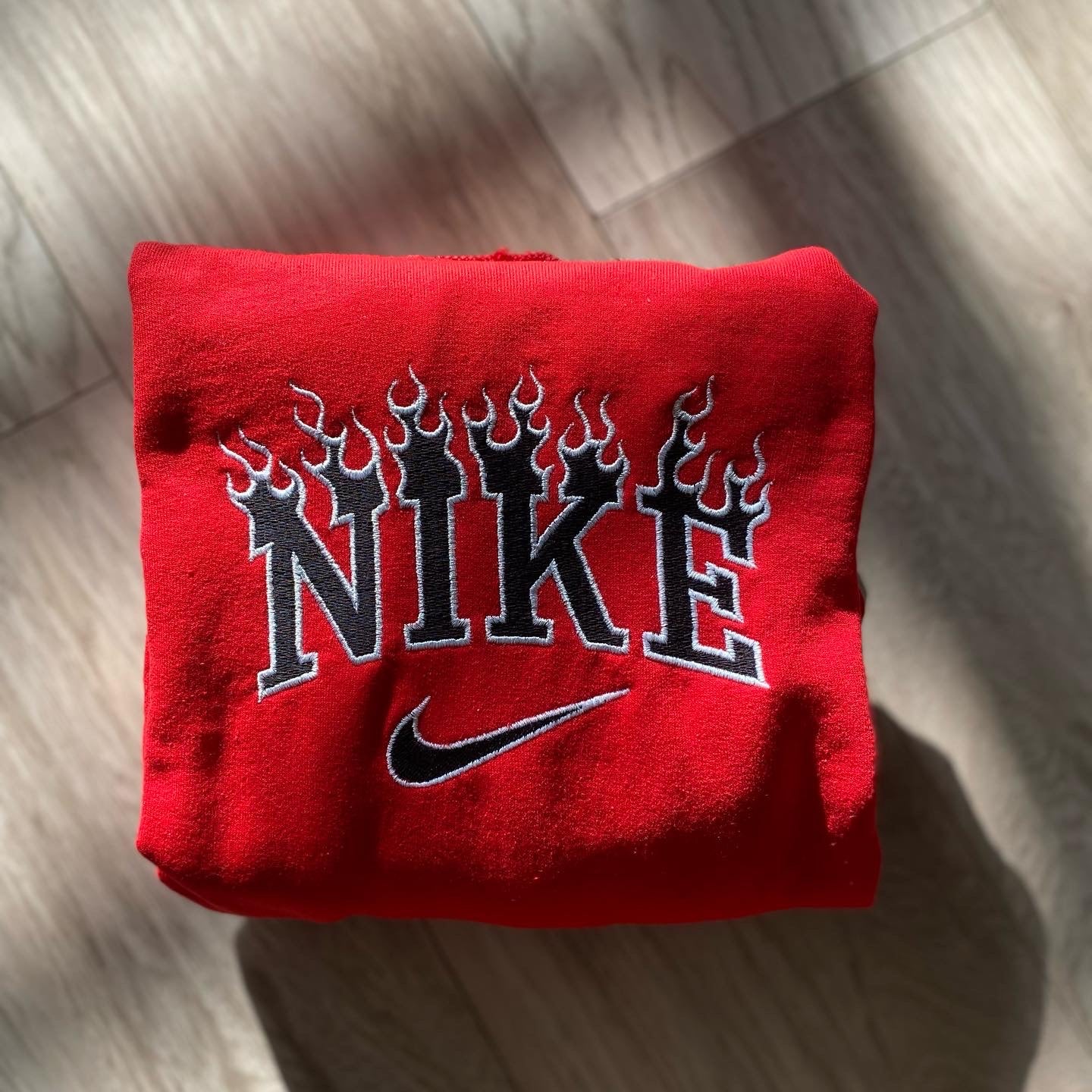 Retro Red Flames