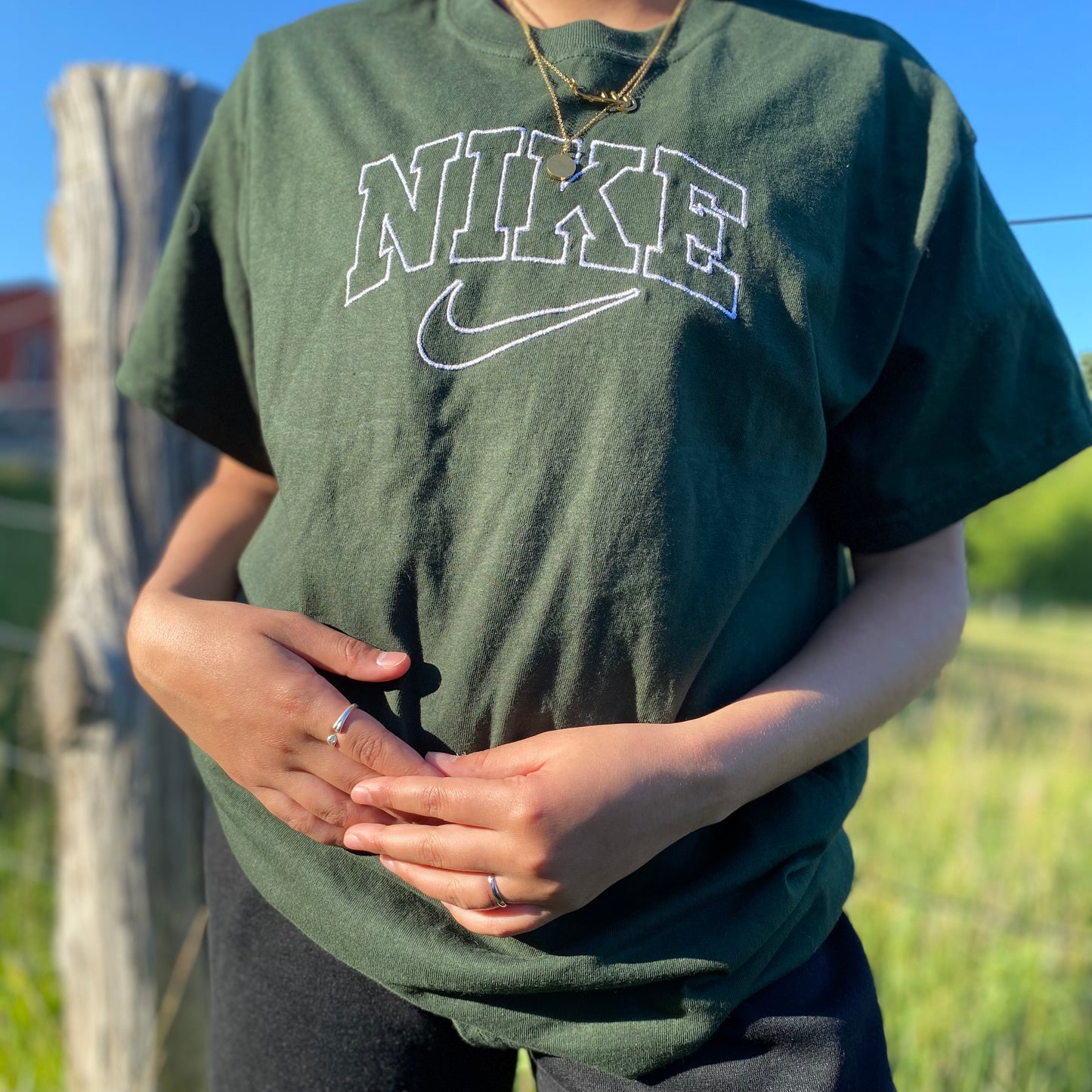 Forest Green Single Outline