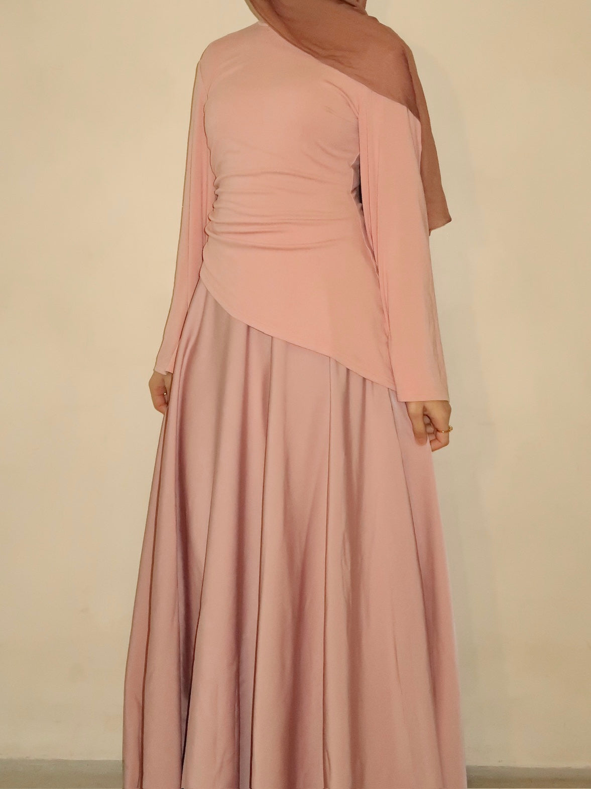 Ammara Asymmetrical Set - Blush