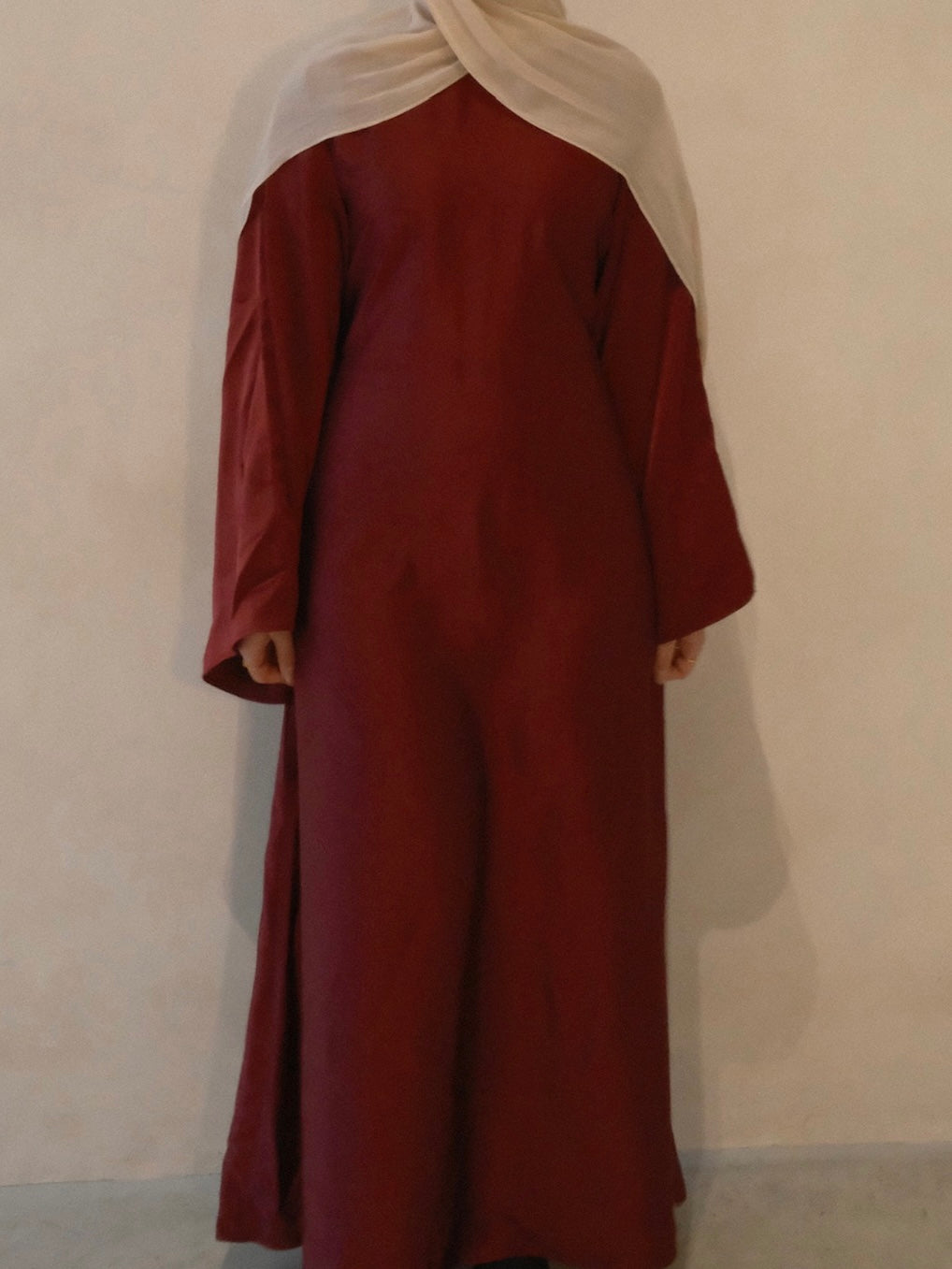 Saudah Satin Tie-Back Dress - Ruby