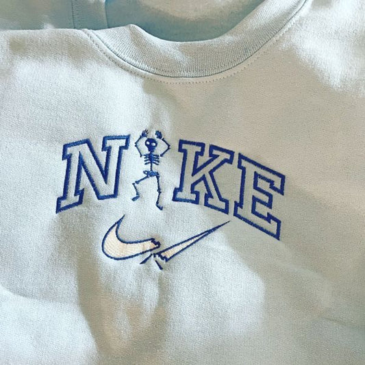 Skeleton Embroidered Sweatshirt